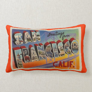Cojín Lumbar Viajes de época San Francisco