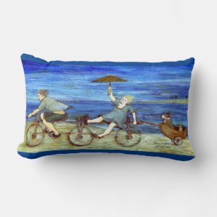 Cojín Lumbar Viajes en bicicleta tándem