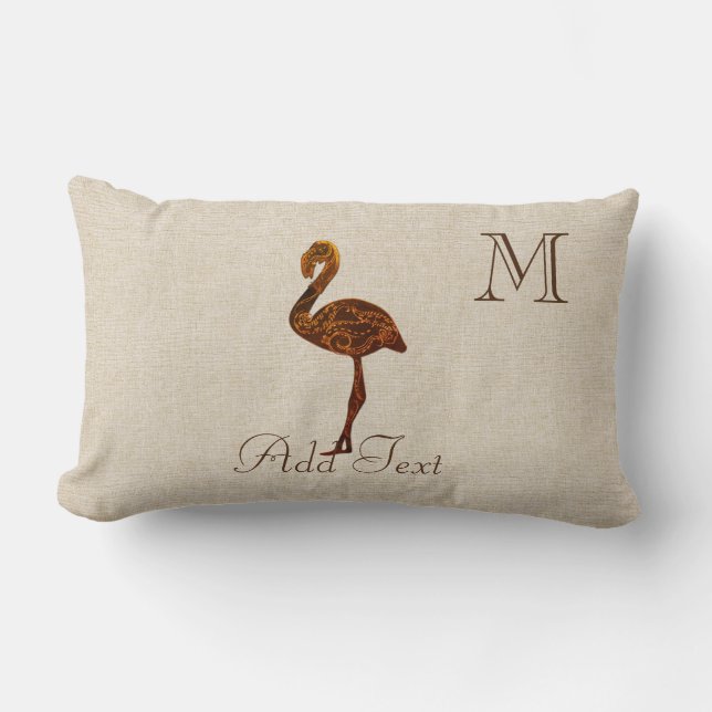 Cojín Lumbar Vibe de temporada de vacaciones de oro (Anverso)