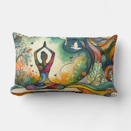 Cojín Lumbar Vibrante serenidad de yoga
