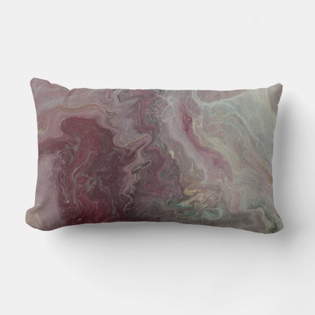 Cojín Lumbar Victorian Blush Throw Pillow (Anverso)
