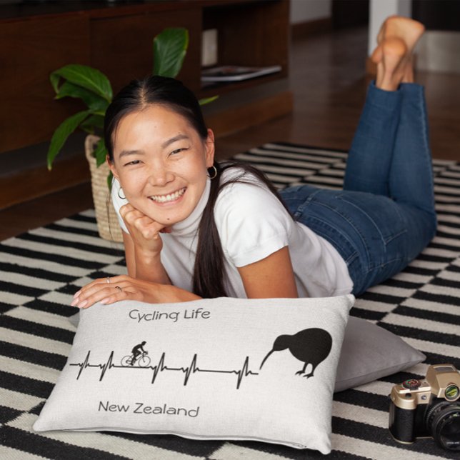 Cojín Lumbar Vida en bicicleta, personalizable de Nueva Zelanda (Subido por el creador)