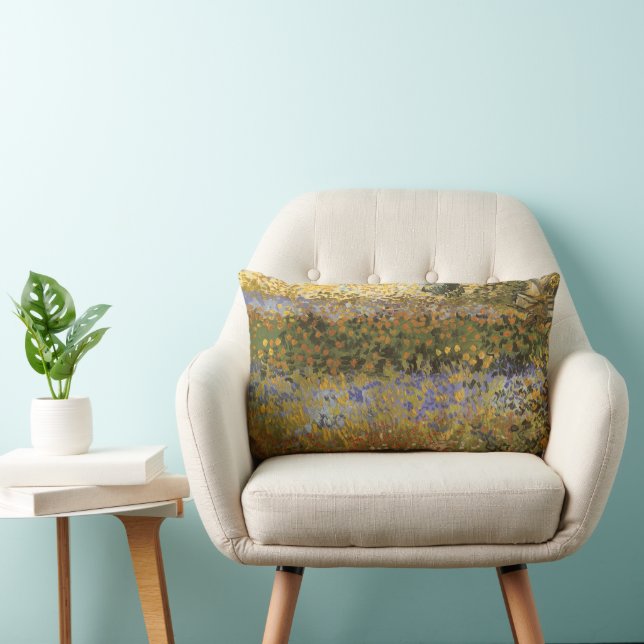 Cojín Lumbar Vincent van Gogh - Jardín Florido (Silla)