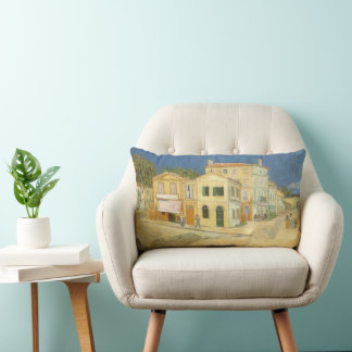 Cojín Lumbar Vincent van Gogh - La Casa Amarilla (La Calle)