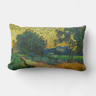Cojín Lumbar Vincent van Gogh - Paisaje al Crepúsculo