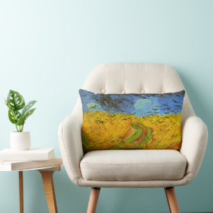 Cojín Lumbar Vincent van Gogh Wheat Field with Crows