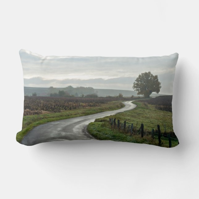 Cojín Lumbar Viñedo en Lantignié, departamento de Rhône (Anverso)