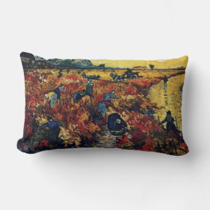 Cojín Lumbar Viñedo Rojo, Vincent van Gogh