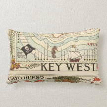 Vintage Cayo Hueso Lumbar Pillow