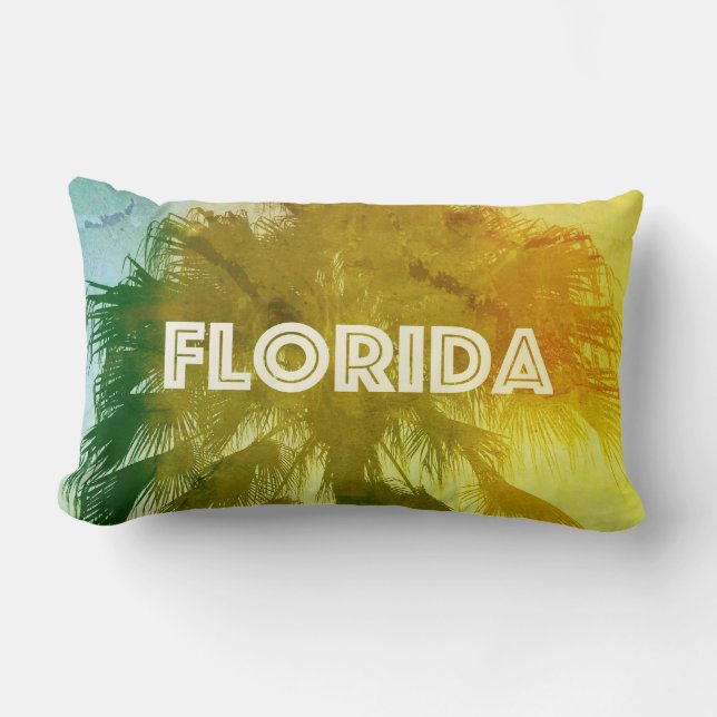 Cojín Lumbar Vintage Florida Lumbar Pillow (Anverso)