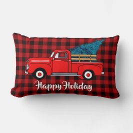 Cojín Lumbar Vintage Red de camioneta camioneta de búfalo de pr