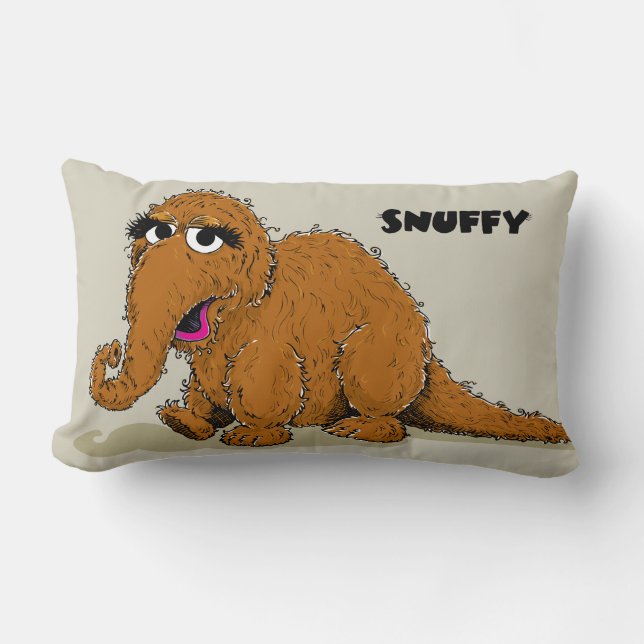 Cojín Lumbar Vintage Snuffleupagus (Anverso)