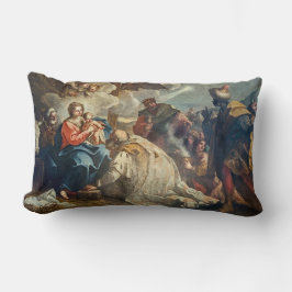Cojín Lumbar Virgen María Jesús Adoración de Magi