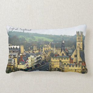 Cojín Lumbar Visión fantástica, Oxford, Inglaterra, calle