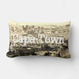 Cojín Lumbar Vista de la ciudad Ciudad del Cabo Sudáfrica Paisa