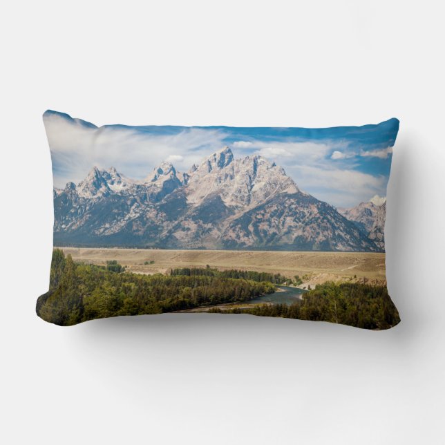 Cojín Lumbar Vista del río de las serpientes | Parque nacional  (Anverso)