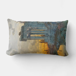 Cojín Lumbar Vista del sur de Italia con antiguas ruinas romana