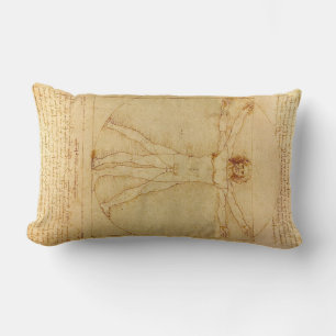 Cojín Lumbar Vitruista de Leonardo Da Vinci