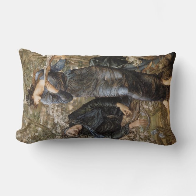 Cojín Lumbar Vivien's Beguiling of Merlin (Edward Burne-Jones) (Anverso)