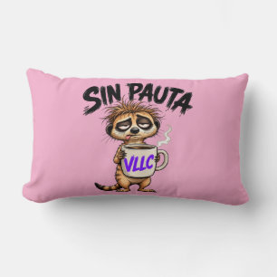 Cojín Lumbar VLLC Sin Pauta Argentina Funny Political Meerkat M