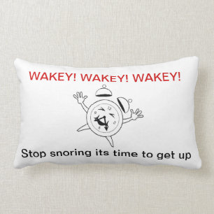 Cojín Lumbar WAKEY- LA PARADA QUE RONCA ÉL es HORA DE