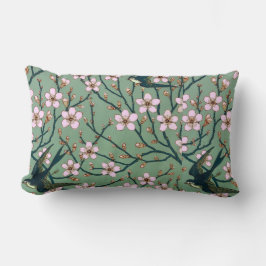 Cojín Lumbar Walter Crane Swallows and Almonds