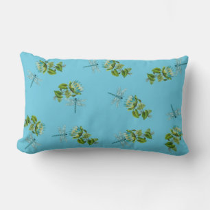 Cojín Lumbar Waterlilies y Dragonflies