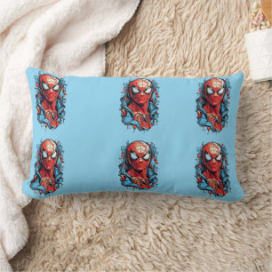 Cojín Lumbar Web Hero Burst – Estilo Cómic