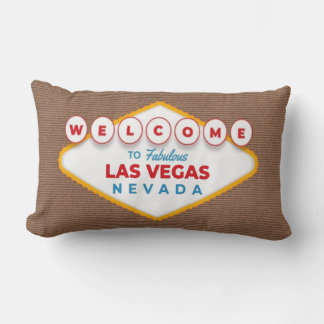 Cojín Lumbar Welcome to Fabulous Las Vegas Nevada Trendy Memory