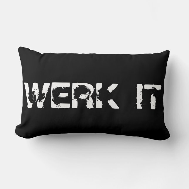 Cojín Lumbar WERK ÉL Pillo gráfico (Anverso)