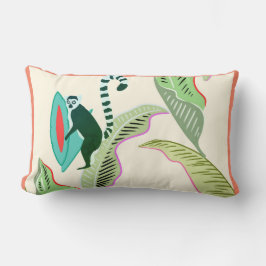 Cojín Lumbar Wildlife Friendship - SOS Lemur -Cotton