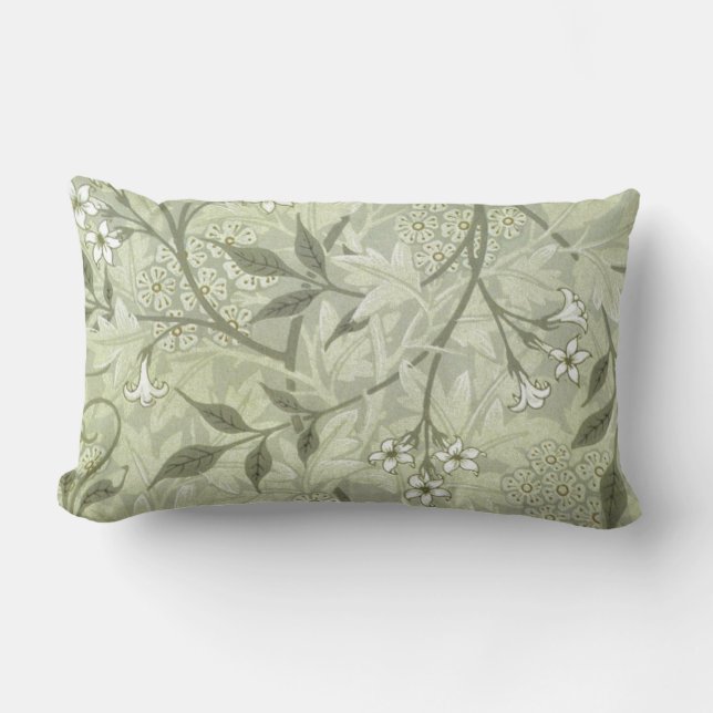 Cojín Lumbar William Morris Jasmine Botanical (Anverso)