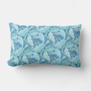 Cojín Lumbar William Morris Vintage Follaje de Acanto Azul
