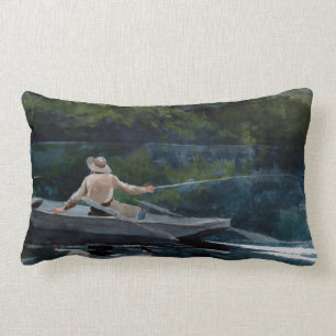 Cojín Lumbar Winslow Homer que echa, número dos