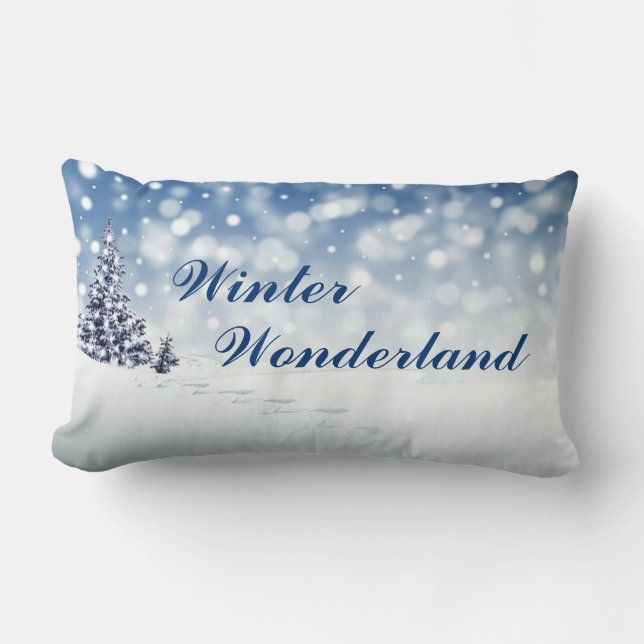 Cojín Lumbar Winter Wonderland Pillow (Anverso)