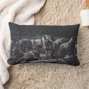 Cojín Lumbar Wolf Pack Lumbar Pillow