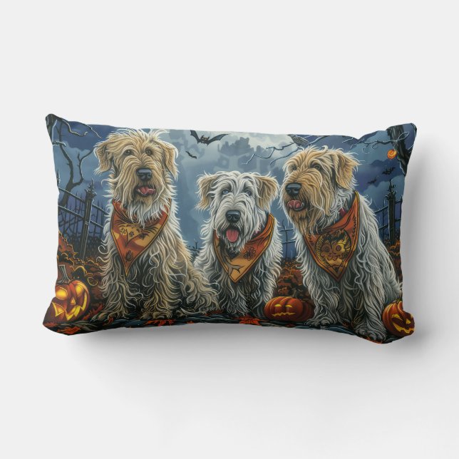 Cojín Lumbar Wolfhound Halloween Spooky (Reverso )