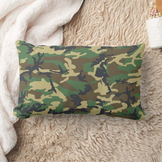 Cojín Lumbar Woodland Camo (Manta)
