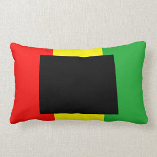 Cojín Lumbar Wyoming con Colores Rasta