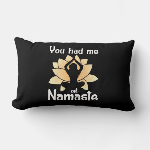 Cojín Lumbar Yoga Lover Me Tenías En Namaste