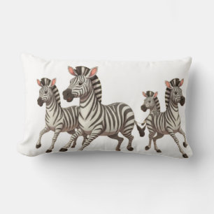 Cojín Lumbar Zebra Dash: Savannah Adventures