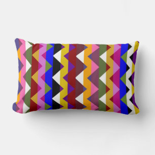 Cojín Lumbar Zigzag Stripe Patrón 2 de Aztec Chevron Zigzag