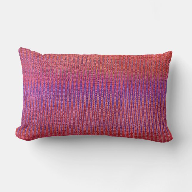 Cojín Lumbar Zigzag Sunset (Anverso)