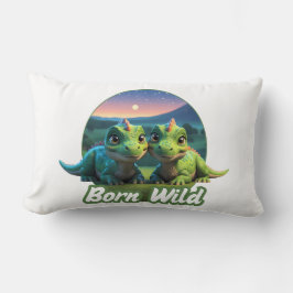 Cojín Lumbar Zwei kleine Dinos - Born Wild