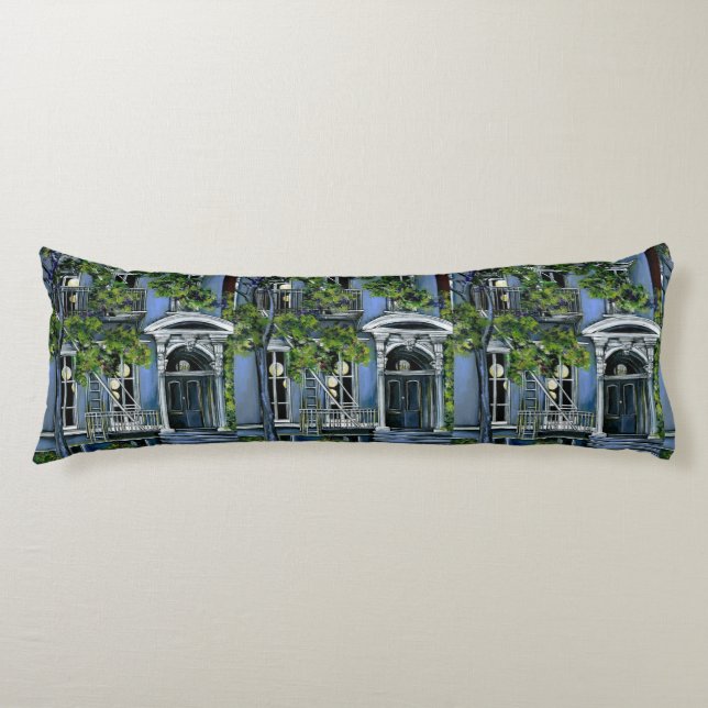 Cojín Luminosa escena desde adentro, Nueva York (Anverso)