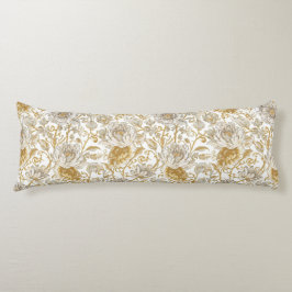 Cojín Luxury,The Beauty of Blooming Gold Flowers Pattern