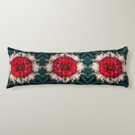 Cojín Majestic Red Armeria Arreglo Floral