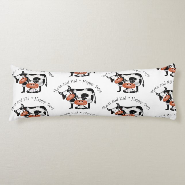 Cojín Mamá y niño * Feliz Días (Anverso)