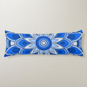Cojín Mandala en azul