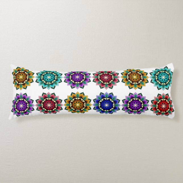 Cojín Mandala in various colours (Anverso)